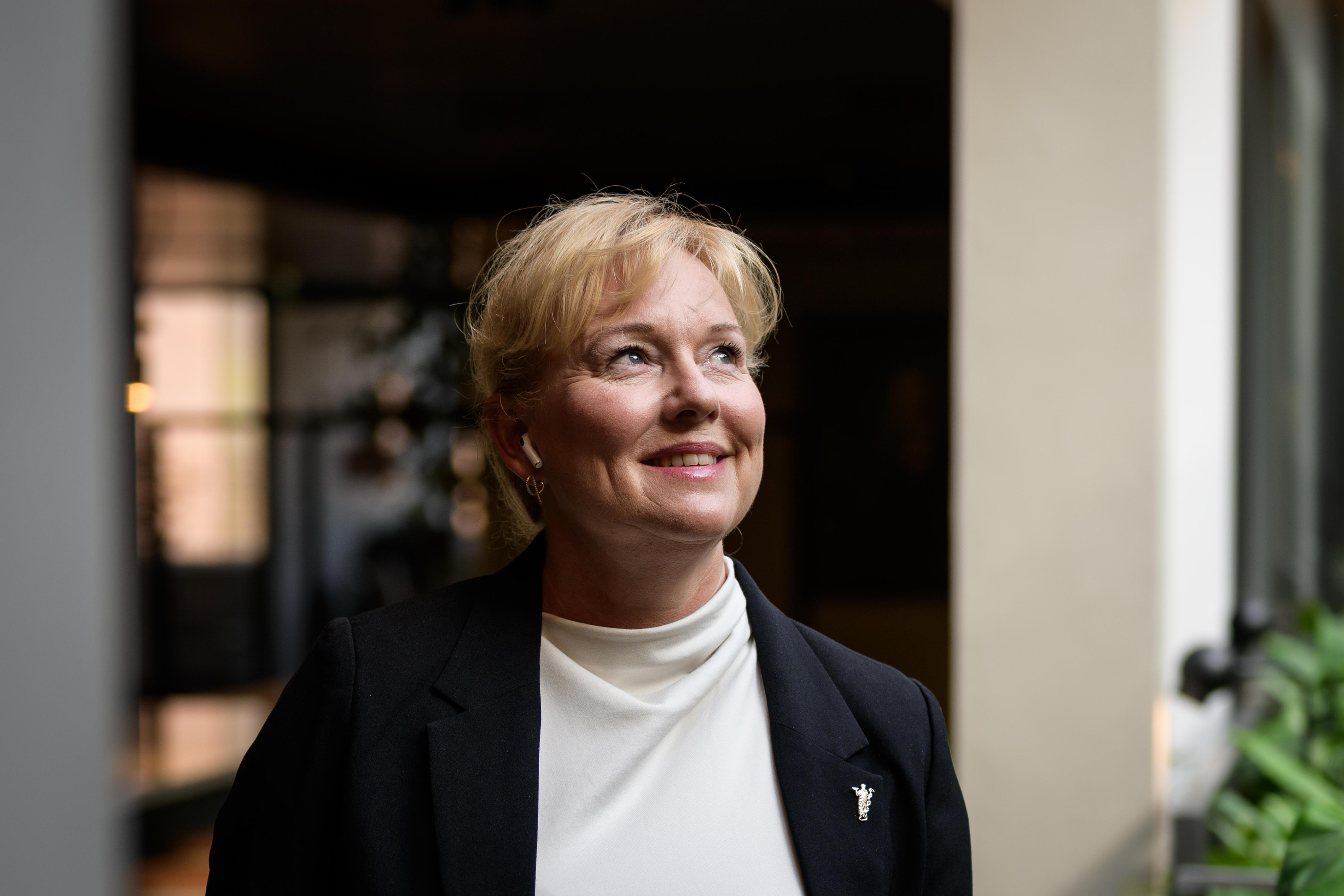 PÅ JOBB: Marte Kvittum Tangen har de fleste arbeidsdager på Legenes hus i Oslo sentrum. Foto: John Trygve Tollefsen