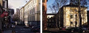 Figur 1 Den tidligere administrasjonsbygningen ved Rikshospitalet er tegnet av arkitekt Heinrich Ernst Schirmer (1814–87) og…