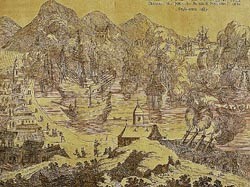 Krigen &ndash; her representert ved slaget p&aring; Bergens v&aring;g i 1665 &ndash; kan paradoksalt nok ha bidratt til at de f&oslash;rste antydningene&hellip;