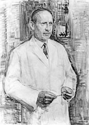  Figur 1    Sigvald Bernhard Refsum, malt av Ville Aarseth