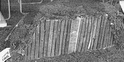 Modell av kullmile vist på Lardal Historielags utstilling under Svarstaddagene 1990