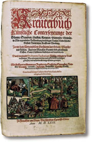 Figur 5   Rösslins urtebok 1569. Foto Ø. Larsen