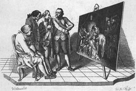 Figur 8   Illustrasjon på tittelblad hos Lavater (11). Foto Universitetsbiblioteket, Oslo