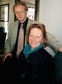 Espen Dietrichs og Reidun Torp er opptatt av å øke folks kunnskap om hjernen og hjernesykdommer. Foto L.B. Johannessen