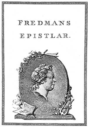 Tittelbladet til 1790-utgaven av «Fredmans Epistlar» (15)