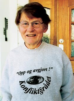 Ingerid Ravnsborg har meglet i mange saker i de snart ti årene hun har hatt vervet i hjemkommunen Modum. Foto K. Rogne
