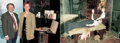 Det medisinske museet skal ha publikumsappell, lover museumsdirektør Gunnar Nerheim og seksjonsleder Liv Ramskjær. Til høyre…