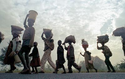 Fordeling av humanitær hjelp er både ujevn og ikke fordelt på bakgrunn av nød. Foto SCANPIX/Armando Franca Phrasea