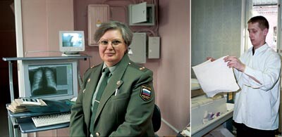 Moderne datautstyr er på plass, og til stor hjelp i kampen mot tuberkulose. Fengselsoverlege Ludmila Berejkova er svært…