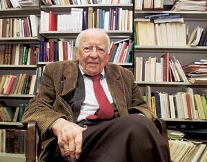 Hans-Georg Gadamer (1900 – 2002). Foto SCANPIX/AP
