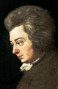 Mozart malt av svogeren Joseph Lange i 1782 eller 1783. Portrettet står i en særstilling blant samtidige avbildninger ved…