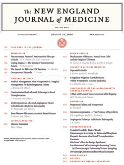Artikkelen ble publisert 21.9. 2006 i New England Journal of Medicine (www.nejm.org), som er verdens høyest rangerte…