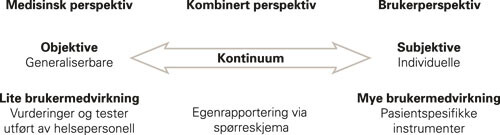 Funksjonsvurderinger klassifisert ut fra grad av brukermedvirkning