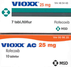 Figur 1  Vioxx og Vioxx AC 25 mg