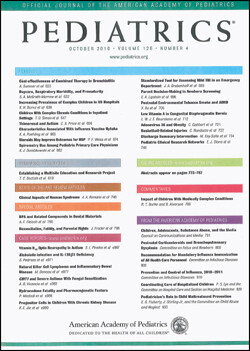 Artikkelen ble publisert i juliutgaven 2012 av tidsskriftet Pediatrics (http://pediatrics.aappublications.org/), som er ett&hellip;