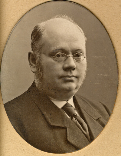 Cæsar Boeck (1845 – 1917). Foto: Ludvig Forbech. Publisert med tillatelse fra Universitetshistorisk fotobase