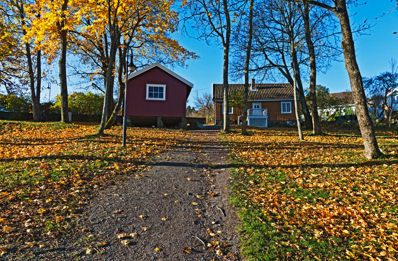 Figur 1  Edvard Munchs hus i &Aring;sg&aring;rdstrand. Foto: Svein Gr&oslash;nvold/Samfoto/NTB scanpix
