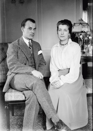 Nijinsky og kona Romola de Pulszky i 1916. Foto: Flickr Commons project / Wikimedia commons