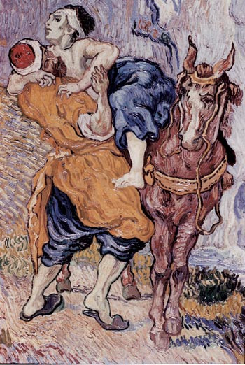 Vincent van Gogh. Usnitt fra Den barmhjertige samaritan. Denne lignelsen har gjennom to tusen år inspirert til…