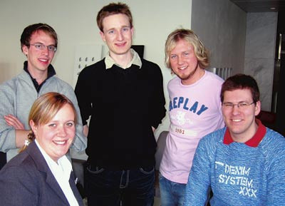 Nmfs hovedstyre Rita Helleren, Tobias Schmidt Slørdahl, Torstein Schrøder Hansen, Lars-Kristian Kvalheim og Håkon Kinck…