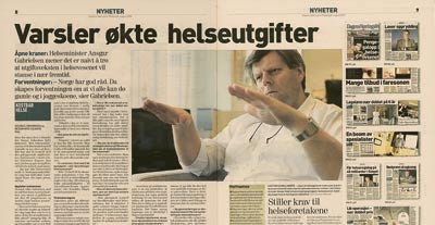 – Jeg ser ingen grunn til at legene i fremtiden skal ha en høyere lønnsvekst enn den almindelige befolkning, sa…