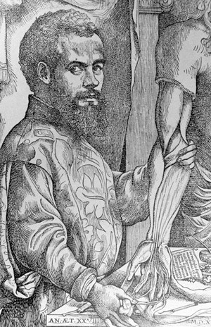 Figure 4  Andreas Vesalius as he was portrayed in a woodcut from 1542. This was used as the title page of his great…