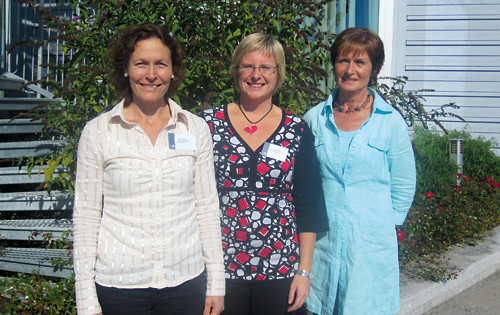Arbeidsgruppen PT-INR. Fra v. Kristin Lilleholt, Anne Stavelin (leder) og Kari Ulveland. Elisabeth Løkkebø var ikke til…