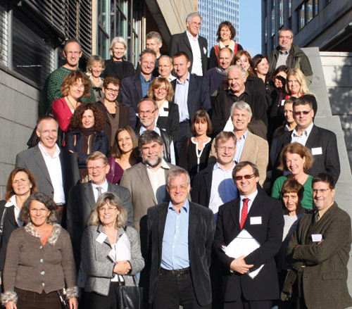 Stiftelsesmøtet samlet representanter fra hele Europa. Foto Legeforeningen