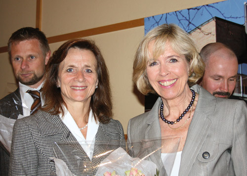 Bent Høie (t.v.), Torunn Janbu og helseminister Anne-Grete Strøm-Erichsen deltok i debatten. Foto Lise B. Johannessen