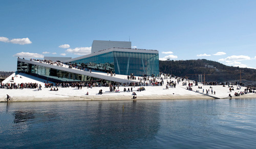Den offisielle åpningen av jubileumslandsmøtet finner sted i operaen i Bjørvika. Foto Erik Berg