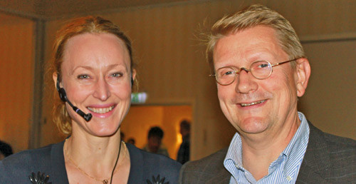 Legeforeningen var blant foreleserne på IA-konferansen på Mo. Hege Gjessing og generalsekretær Geir Riise tror suksess i…