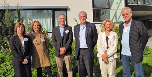 «The officers». Fra v. Andrée Rochfort (Irland), Karin Isaksson Rø (Norge), Michael Peters (Storbritannia), Friedrich Wurst …