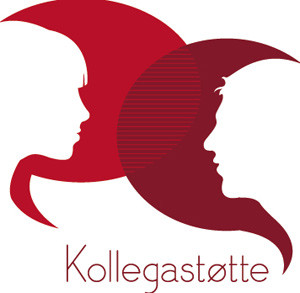 Denne logoen vil gjenfinnes i annonsene for støttekollegaordningen.