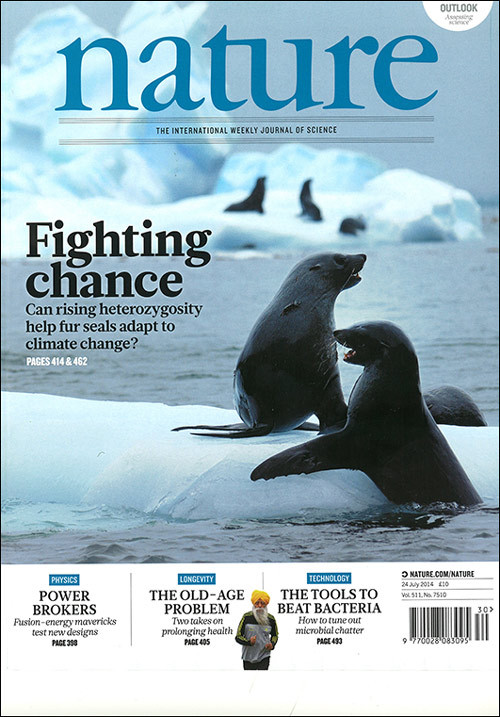 Artikkelen ble e-publisert i det prestisjetunge tidsskriftet Nature 24.7.2014