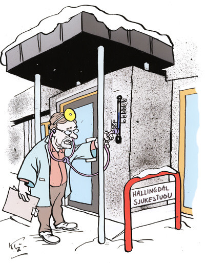 Illustrasjon: Ola B. Klåpbakken/Hallingdølen