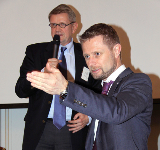 Helseminister Bent Høies innlegg førte til stort engasjement fra salen. Generalsekretær Geir Riise styrte debatten. Foto…