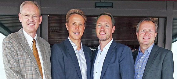 Fra venstre Geir Christensen, Peder Myhre, Helge Røsjø og Torbjørn Omland. Foto: Roy Trondsen