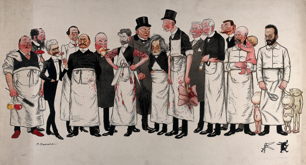 Illustrasjon: Members of the Paris Medical Faculty (1904), Adrien Barr&egrave;re (1874&ndash;1931). I offentlig eie, via Wellcome&hellip;