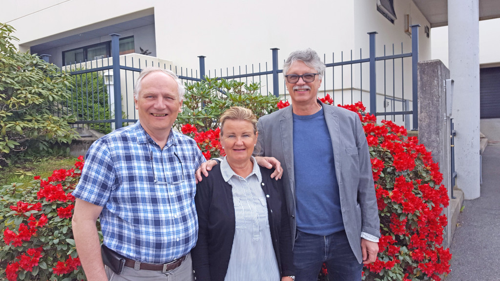 Fra venstre Eivind Meland, Gro Beate Samdal, Geir Egil Eide. Foto: Stefan Hjørleifsson