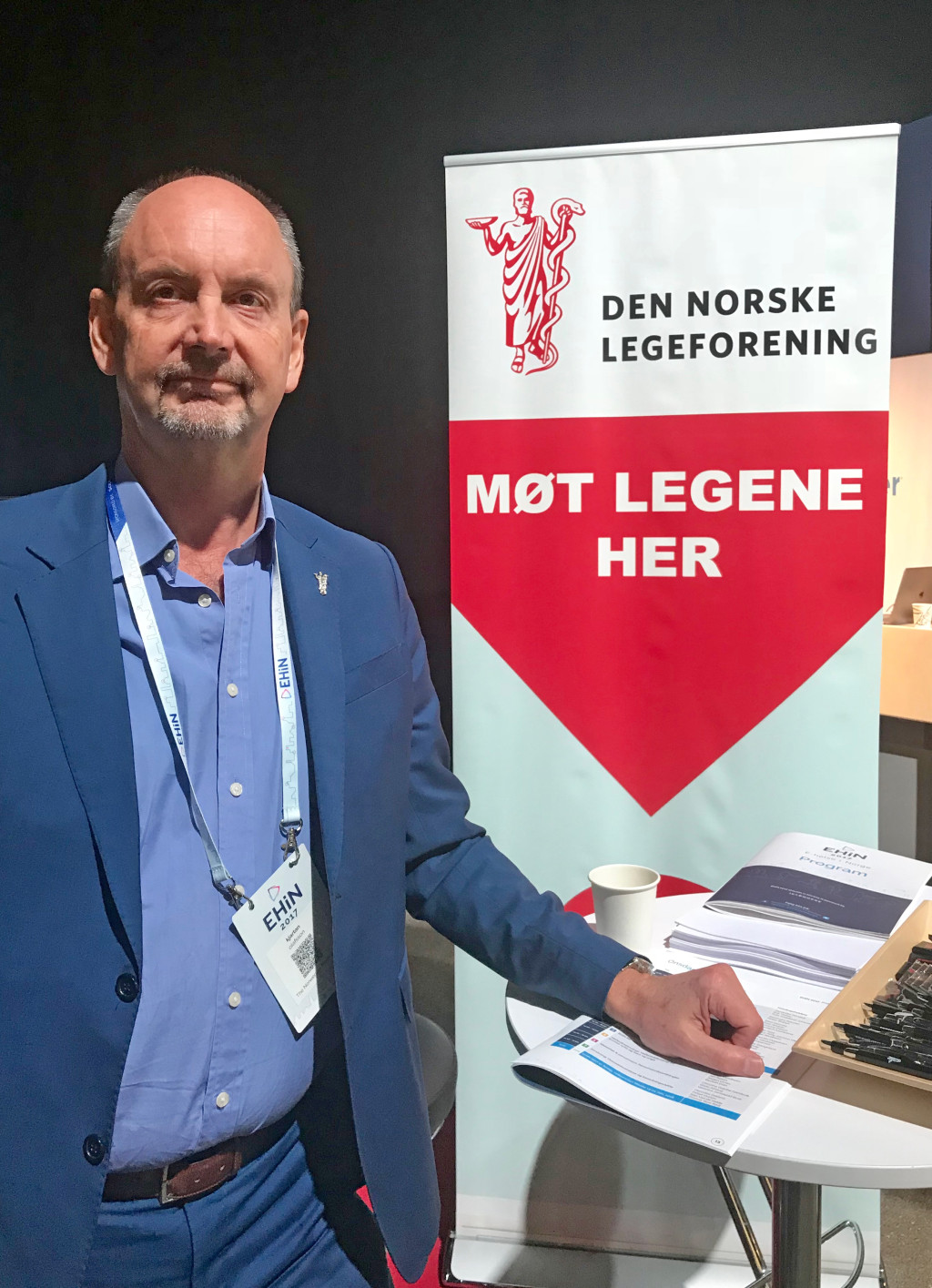 INGENTING UTEN OSS: Ny leder av IT-utvalget, Kjartan Olafsson, ivrer etter å fremme det kliniske perspektiv på e-helsefeltet…