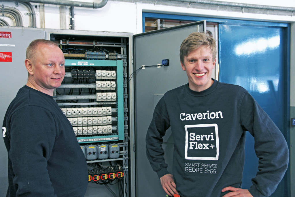 Verneombud for Caverion Kongsvinger, Øyvind Jacobsen og elektrikerlærling Erik Holen forteller at bransjen har vært gjennom…