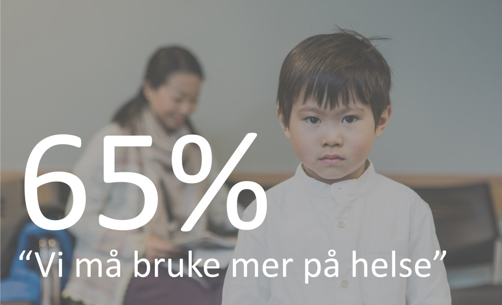 HELSE ER VIKTIGST: Helse rangeres på topp blant befolkningen. Illustrasjon: Legeforeningen