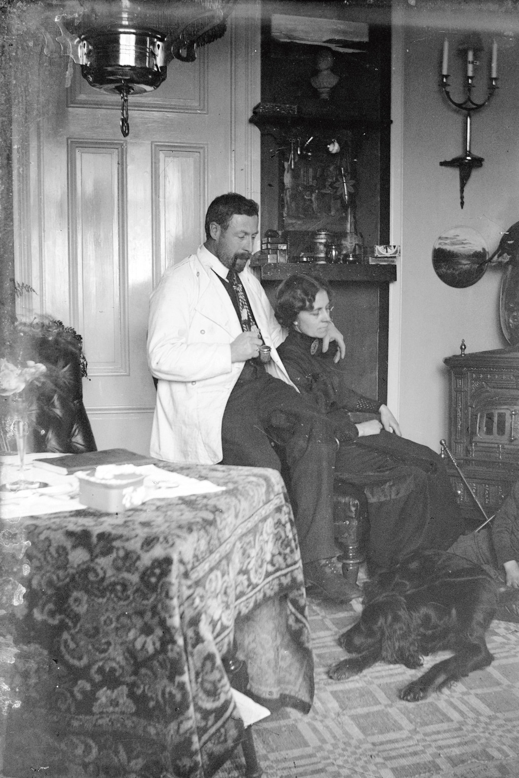 Christian Fredrik og Dagny Rossow, Andenes ca. 1918. Foto Magdalene Norman/SørTroms Museum
