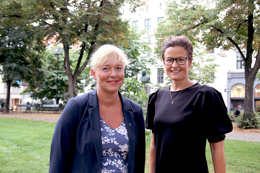 FASTLEGER: Marte Kvittum Tangen (til venstre) og Marianne Natvik. Foto: Vilde Baugstø