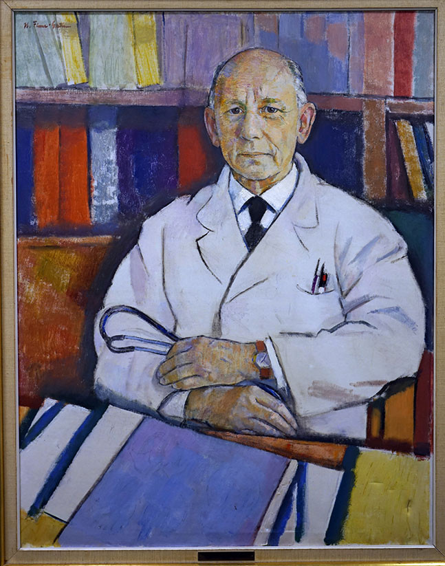 Figure 1 Anton Jervell (1901–87), painted by Hans Finne-Grønn (1903–2001) in 1967. The painting is on display in Building 3 …