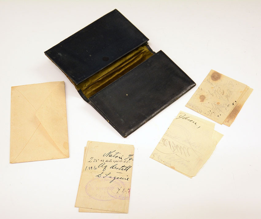 Figure 1 The wallet that was bequeathed to Telemark Museum in 1953. Ibsen used it as a folder for storing prescriptions…