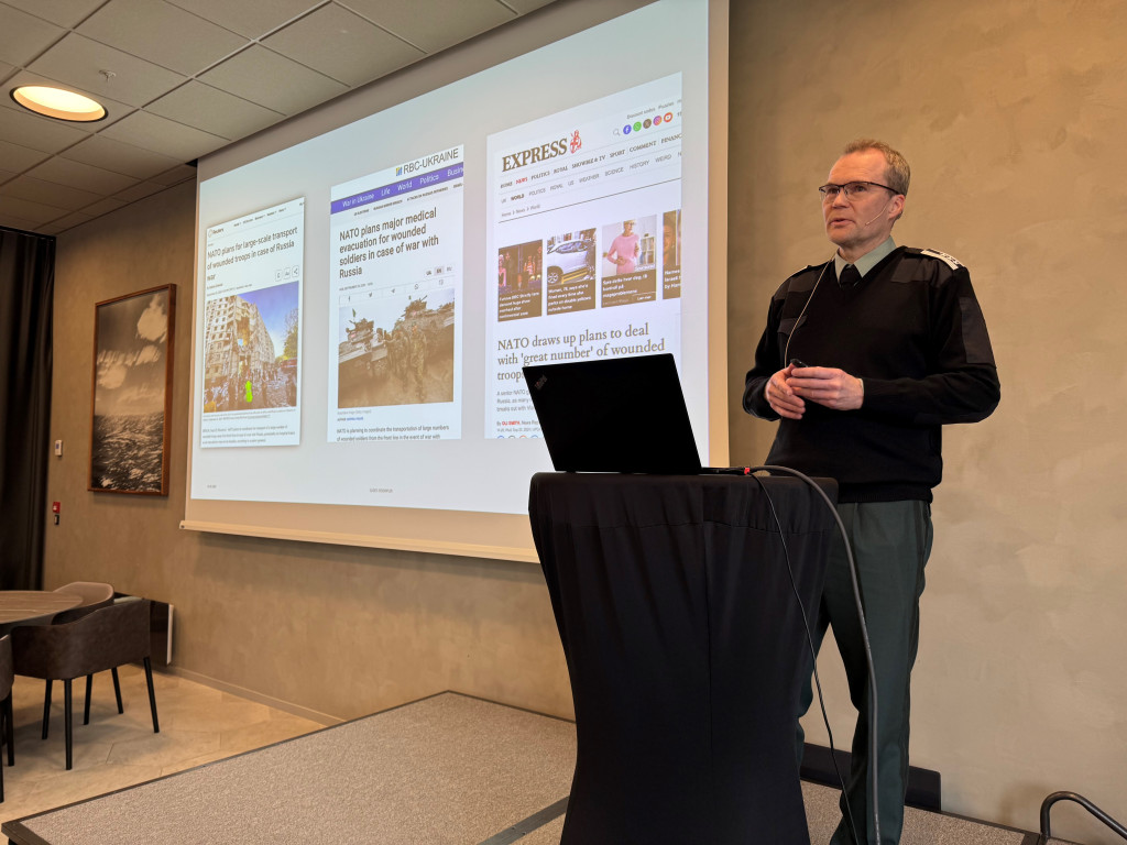 SEKTORSAMARBEID: – Det er behov for helhetlig samarbeid på tvers av sektorer, sa Geir Bjerkan. Alle foto: Legeforeningen