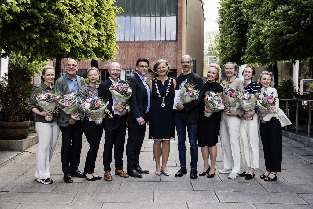 PRISVINNERE OG TILLITSVALGTE: Fra venstre: Lise Mørkved Helsingen, Kaare Harald Bønaa, Anniken Riise Elnes, Jostein…