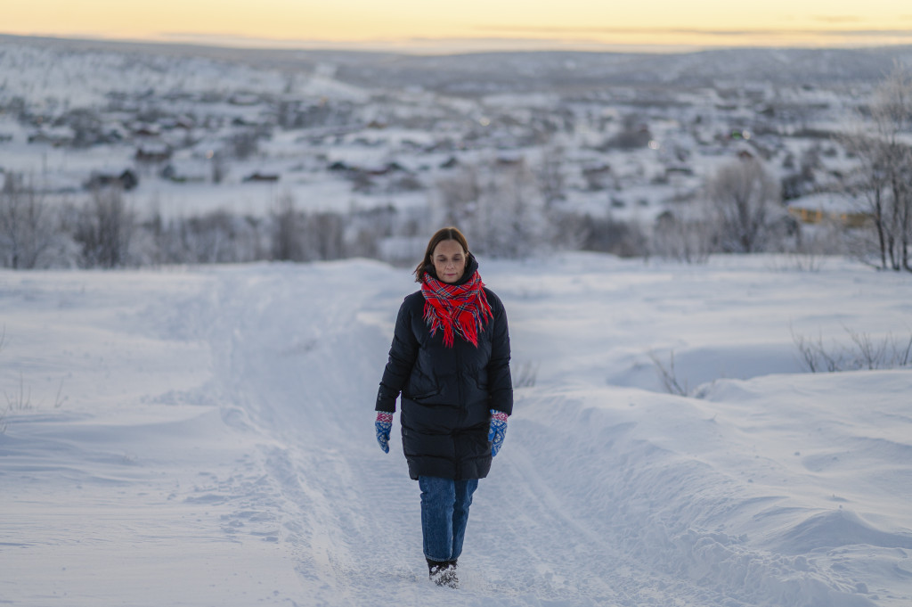 FIKK KREFT: &ndash; Jeg savnet storfamilien. Vi var for langt hjemmefra. Foto: &Aacute;nne K&aacute;tj&aacute; Gaup