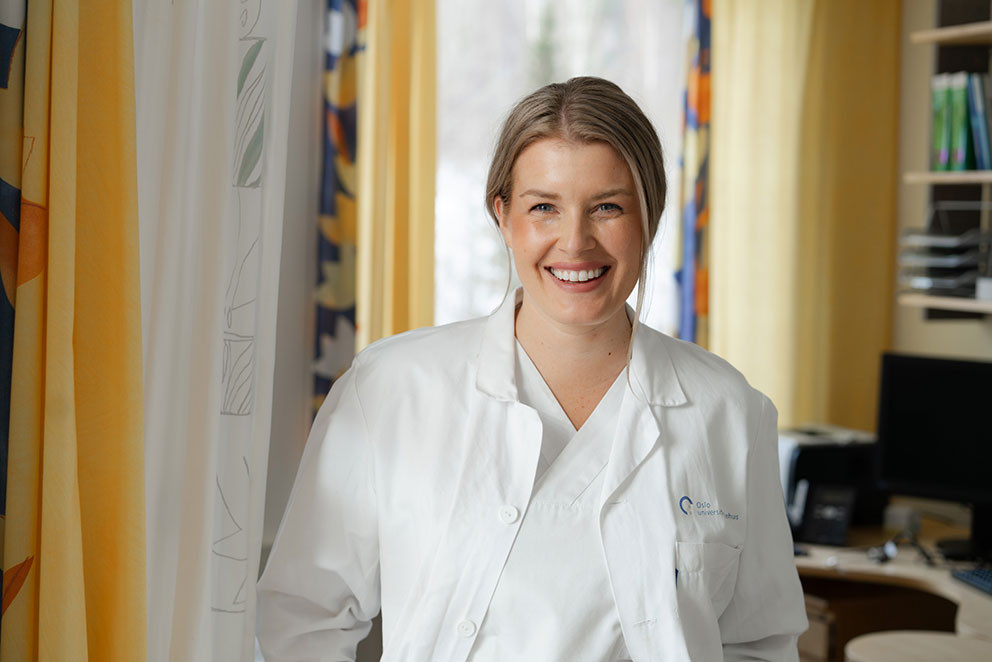 VERDENS BESTE JOBB: Carina Saunders mener at barnelege er verdens beste yrke. Foto: Leikny Havik Skj&aelig;rseth